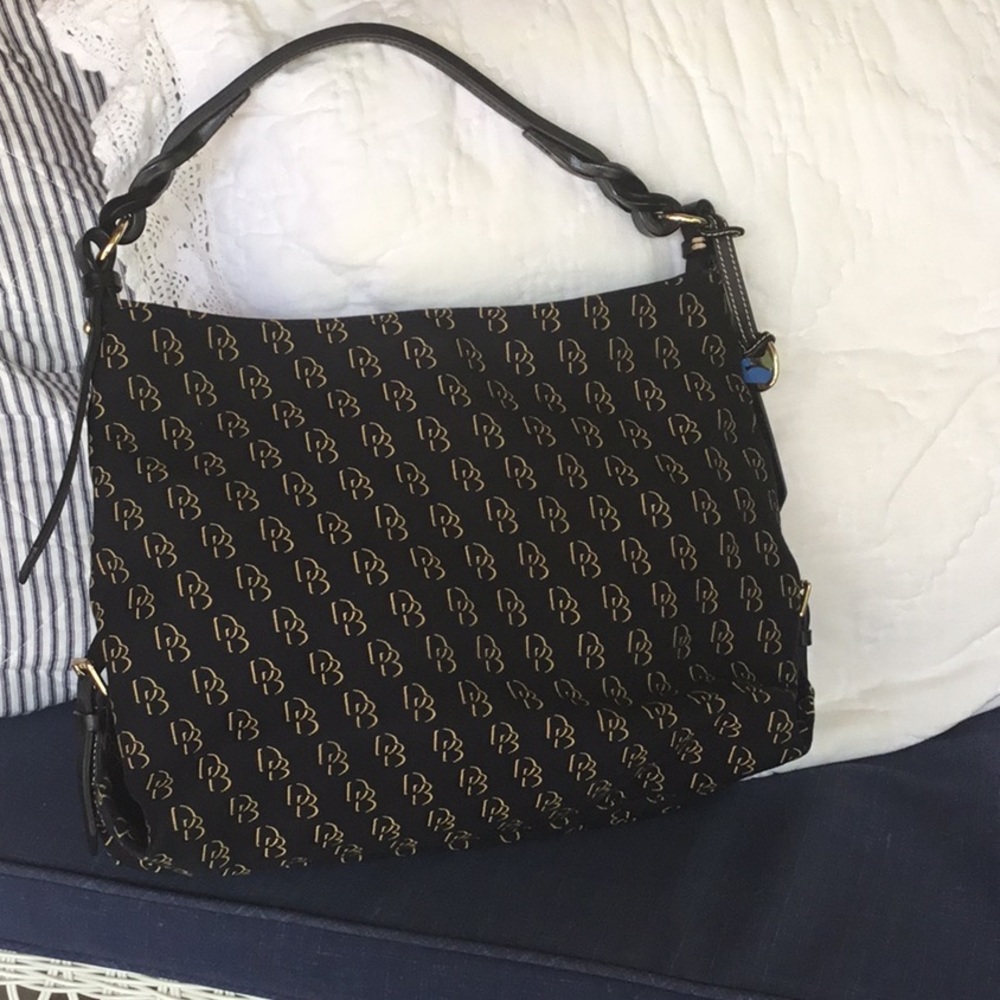 Dooney & Bourke black/gold Tote